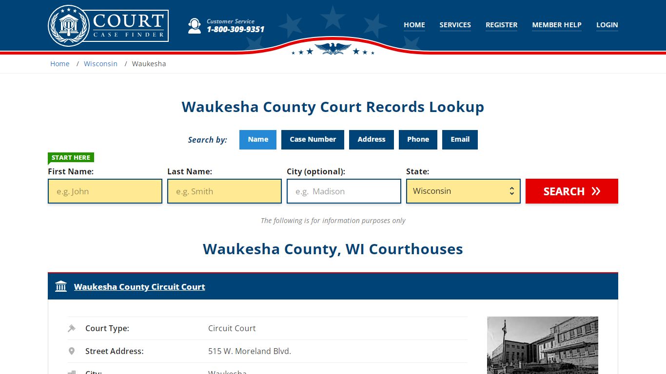 Waukesha County Court Records | WI Case Lookup